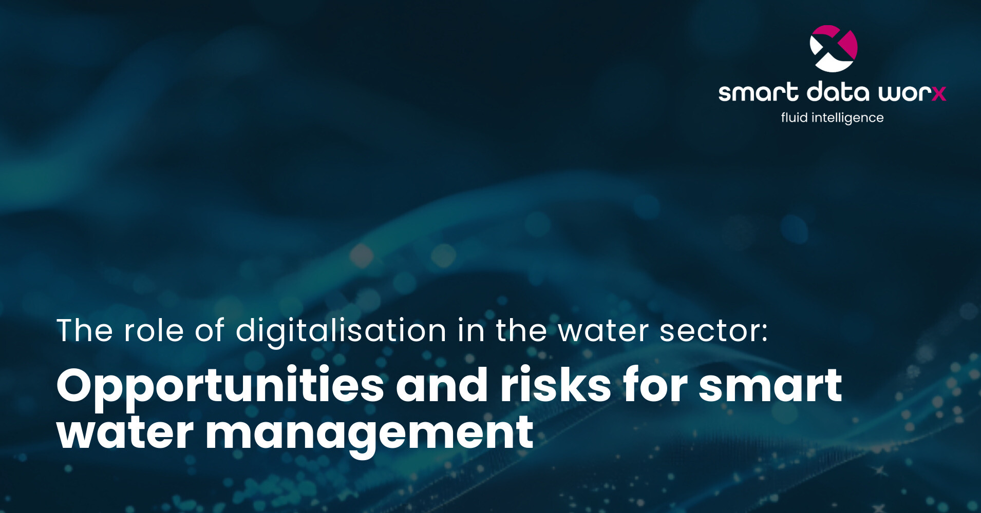 The role of digitalisation in the water sector